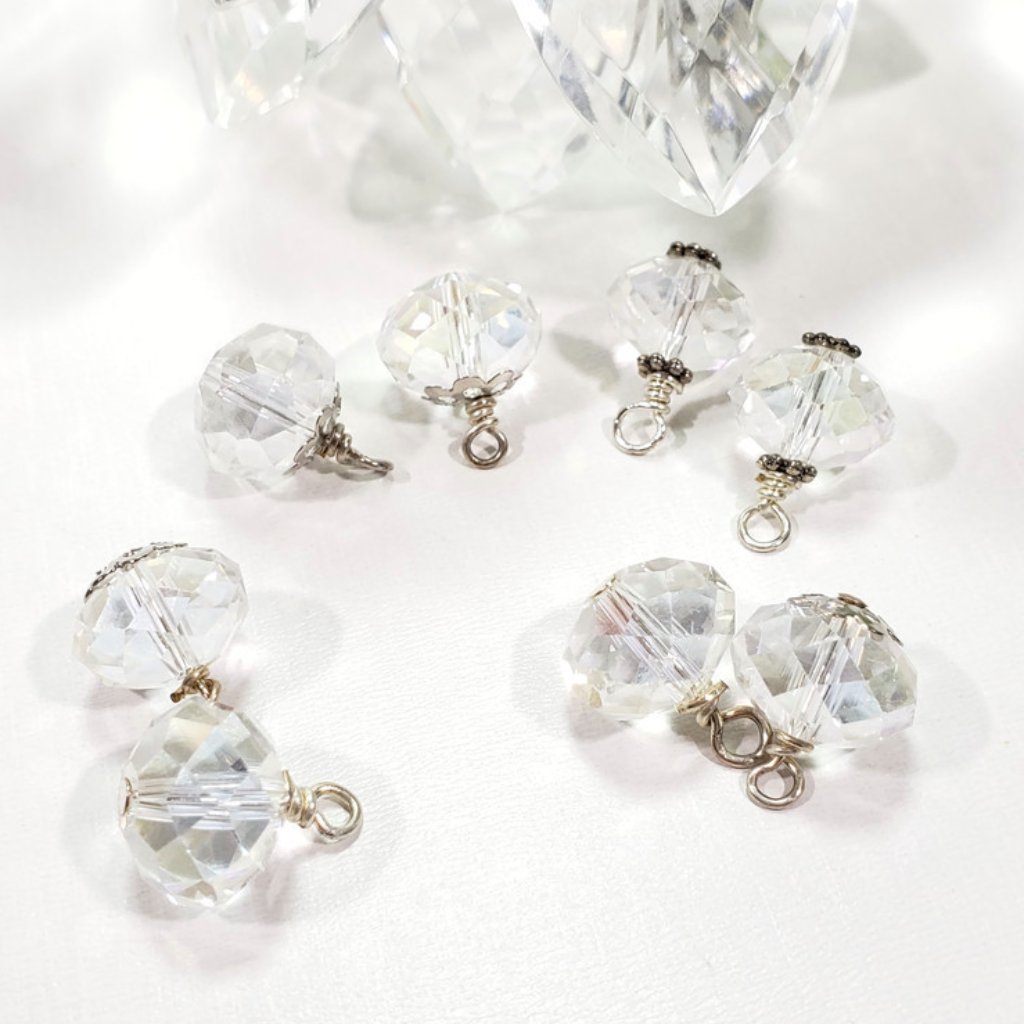 Crystal Dangles Clear Crystals Lot Of Crystals